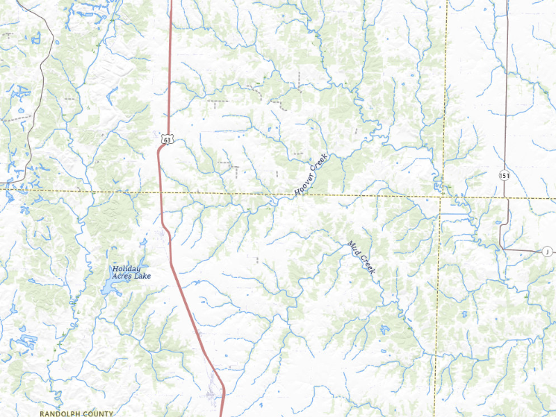 NEXRAD radar-signature map of the hail storm over Jacksonville, MO on Apr 13, 2026