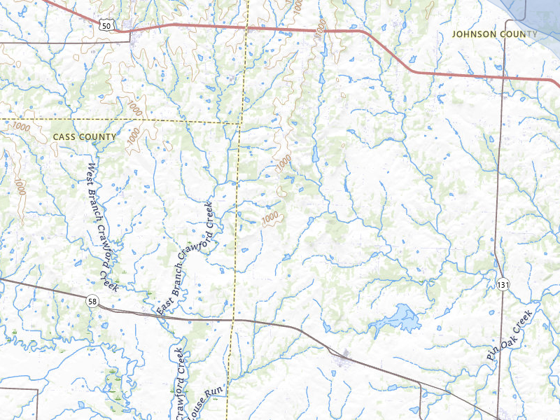 NEXRAD radar-signature map of the hail storm over Kingsville, MO on Jul 9, 2026