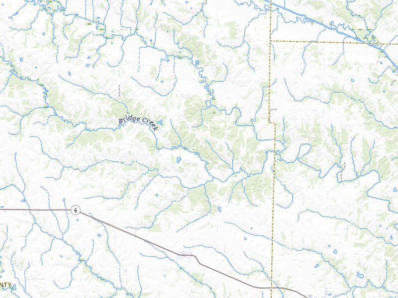 Radar-estimated hail-size map of the storm over Knox City, MO on Mar 10, 2026