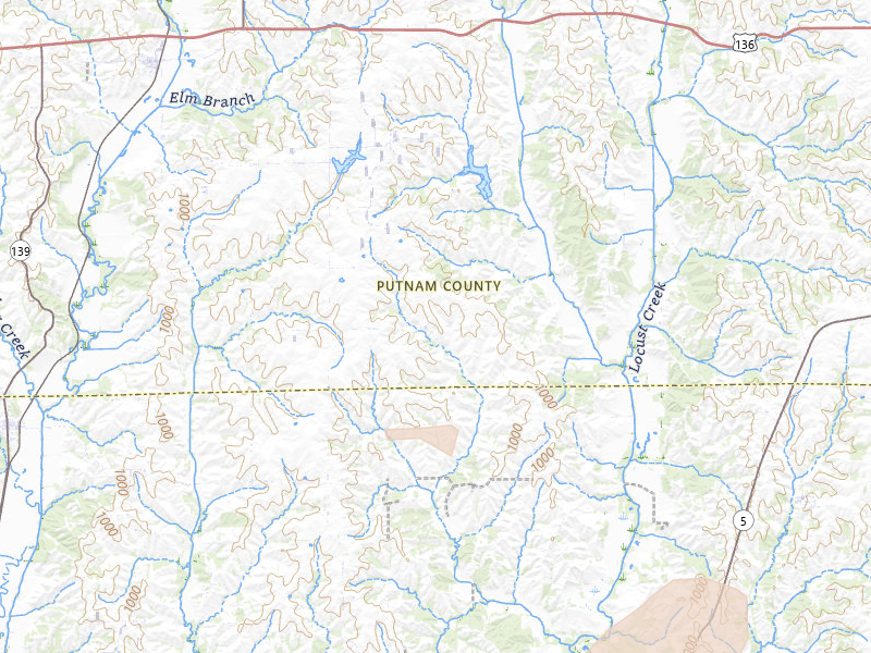 Radar-estimated hail-size map of the storm over Lucerne, MO on Aug 19, 2026
