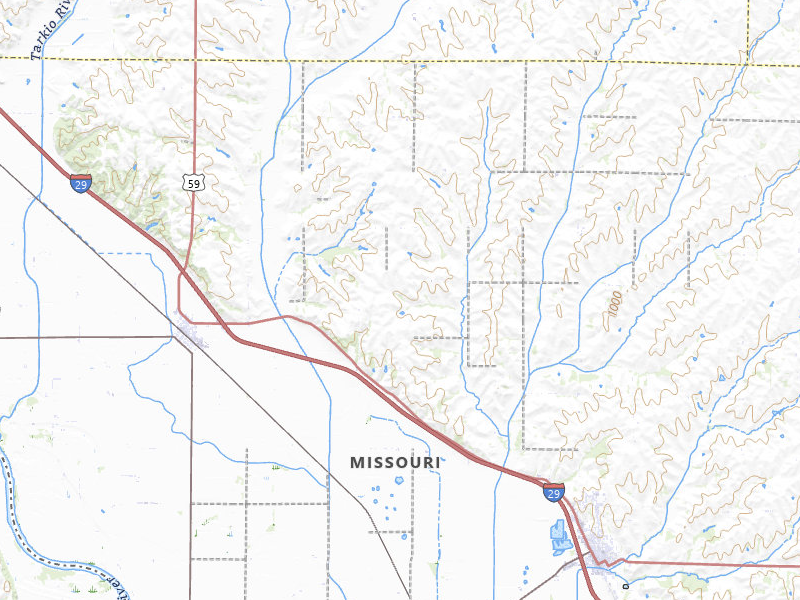 NEXRAD radar-signature map of the hail storm over Mound City, MO on May 18, 2026