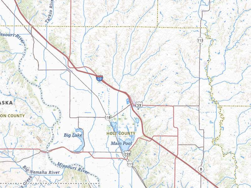 Radar-estimated hail-size map of the storm over Mound City, MO on May 30, 2026