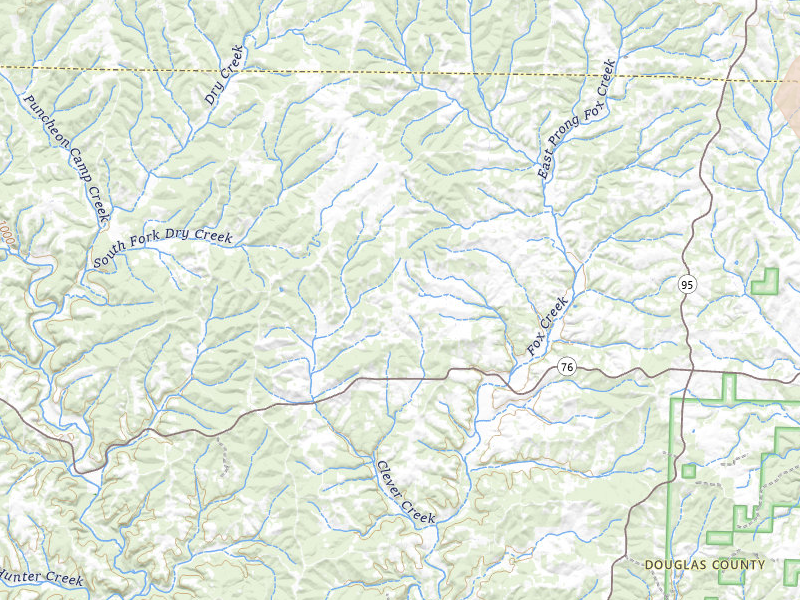 Radar-estimated hail-size map of the storm over Norwood, MO on Mar 15, 2026