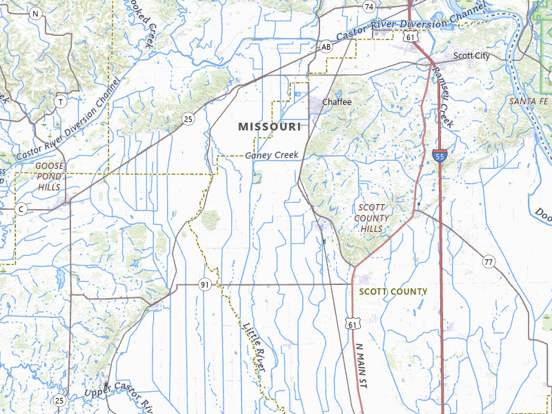 NEXRAD radar-signature map of the hail storm over Oran, MO on Apr 16, 2026