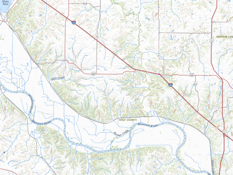 NEXRAD radar-signature map of the hail storm over Oregon, MO on May 30, 2026
