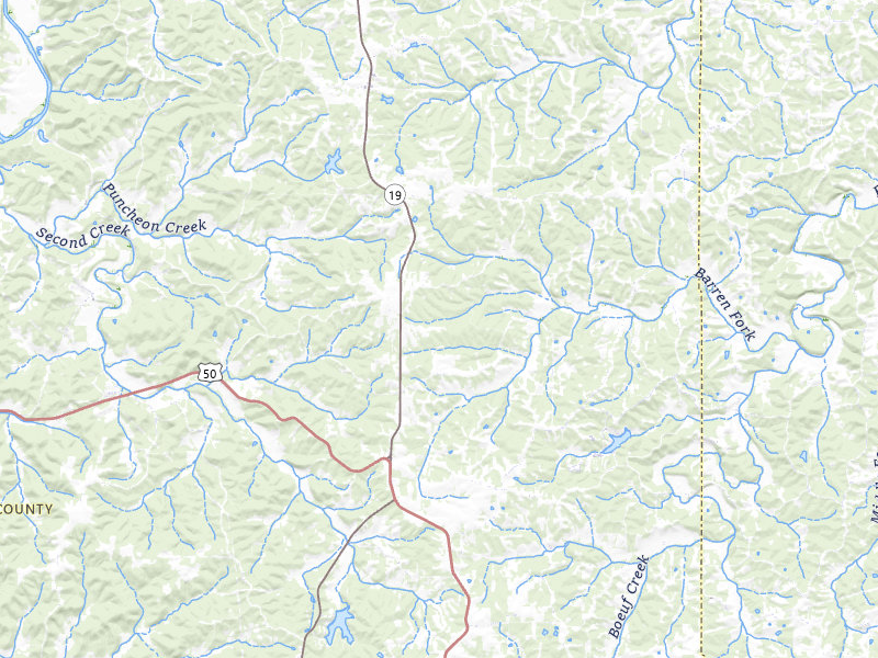Radar-estimated hail-size map of the storm over Owensville, MO on May 31, 2026
