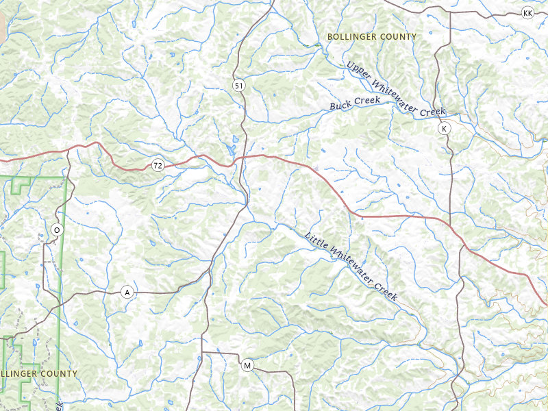 Radar-estimated hail-size map of the storm over Patton, MO on May 31, 2026