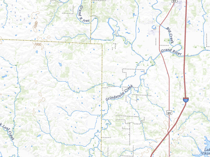 Radar-estimated hail-size map of the storm over Pattonsburg, MO on Mar 5, 2026