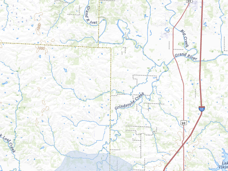 NEXRAD radar-signature map of the hail storm over Pattonsburg, MO on Jul 10, 2026