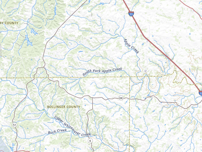 NEXRAD radar-signature map of the hail storm over Perryville, MO on May 31, 2026