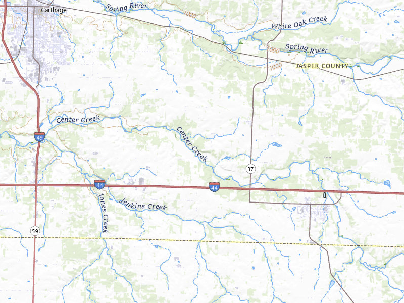 NEXRAD radar-signature map of the hail storm over Reeds, MO on May 30, 2026