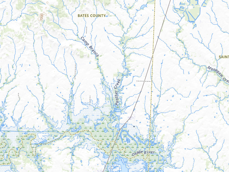 Radar-estimated hail-size map of the storm over Rockville, MO on Jul 8, 2026