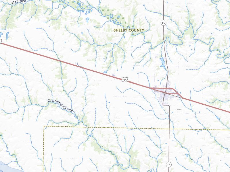 NEXRAD radar-signature map of the hail storm over Shelbina, MO on May 31, 2026
