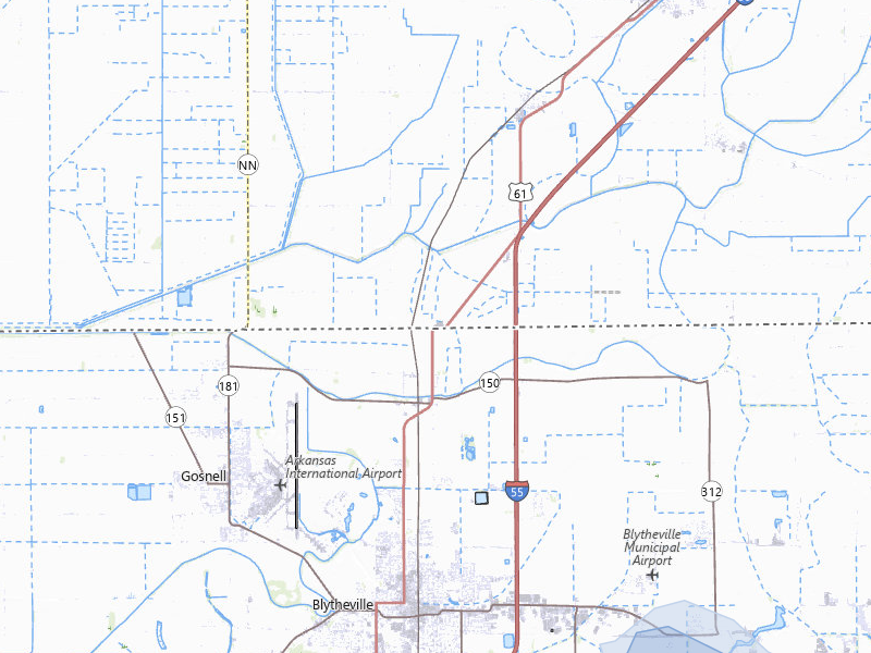 NEXRAD radar-signature map of the hail storm over Steele, MO on Jul 9, 2026