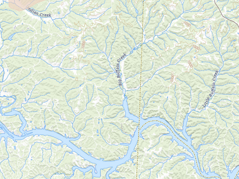 Radar-estimated hail-size map of the storm over Stover, MO on Mar 31, 2026