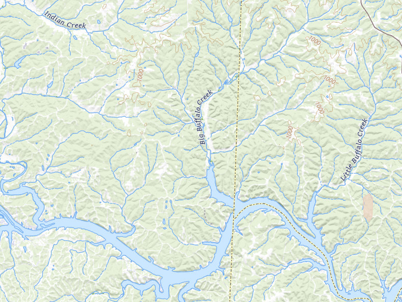 Radar-estimated hail-size map of the storm over Stover, MO on Apr 26, 2026