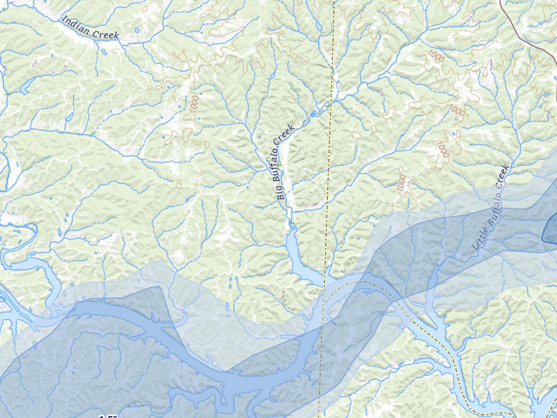 NEXRAD radar-signature map of the hail storm over Stover, MO on Apr 28, 2026