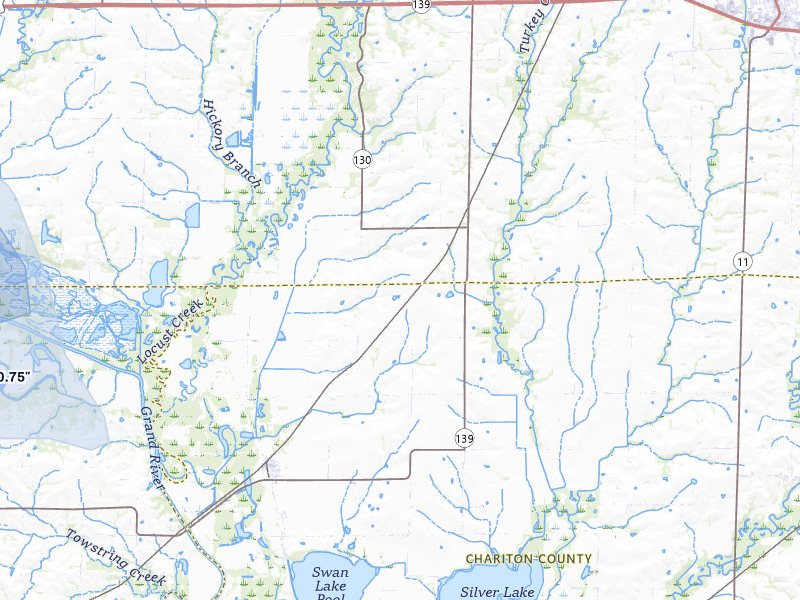 NEXRAD radar-signature map of the hail storm over Sumner, MO on Jul 20, 2026