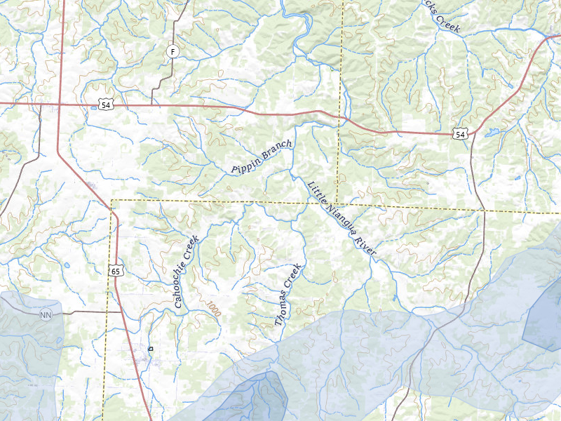 NEXRAD radar-signature map of the hail storm over Urbana, MO on May 18, 2026