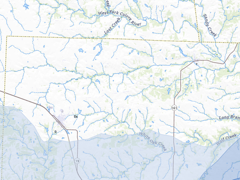 NEXRAD radar-signature map of the hail storm over Wellsville, MO on Jul 10, 2026