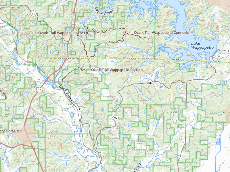 Radar-estimated hail-size map of the storm over Williamsville, MO on Jul 9, 2026