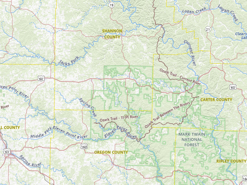 NEXRAD radar-signature map of the hail storm over Winona, MO on Jul 11, 2026
