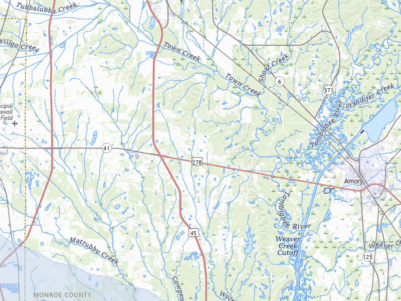 NEXRAD radar-signature map of the hail storm over Aberdeen, MS on Aug 20, 2026