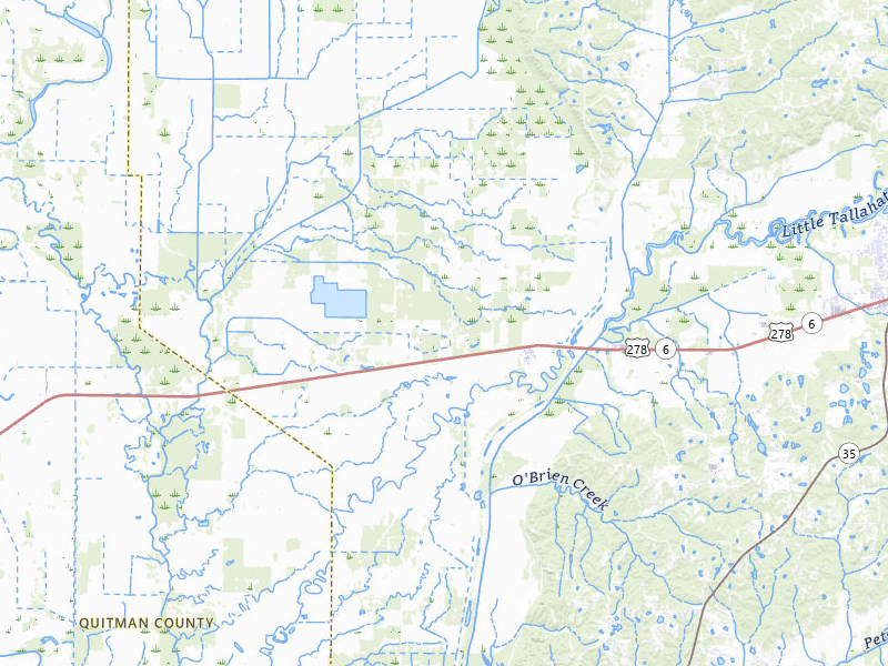 NEXRAD radar-signature map of the hail storm over Batesville, MS on Apr 28, 2026