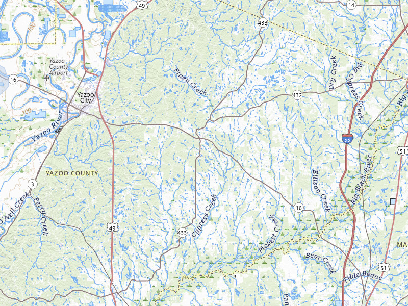 NEXRAD radar-signature map of the hail storm over Benton, MS on Apr 28, 2026