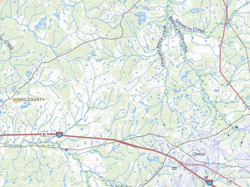 Radar-estimated hail-size map of the storm over Bolton, MS on Jun 19, 2026