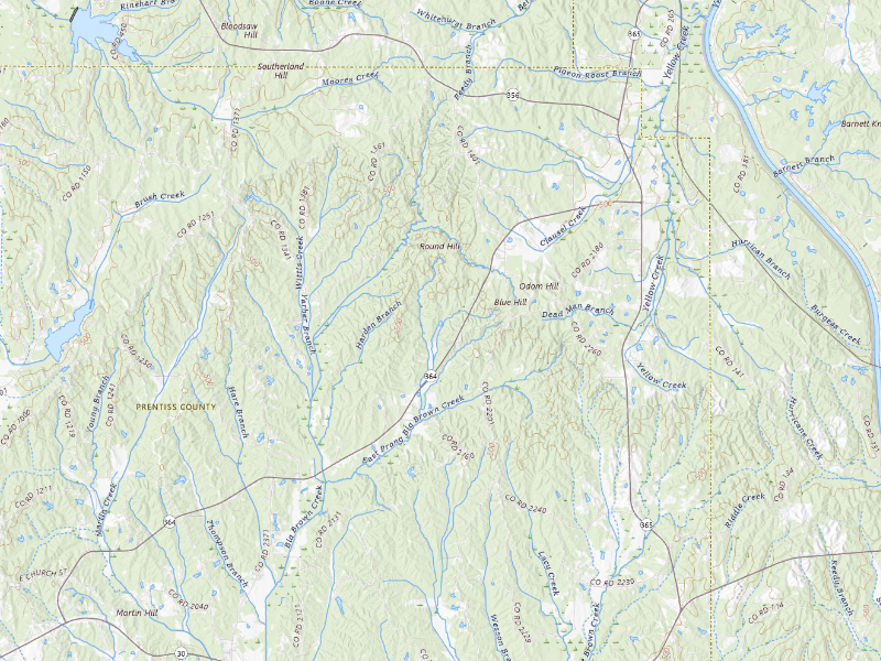NEXRAD radar-signature map of the hail storm over Booneville, MS on Sep 6, 2026