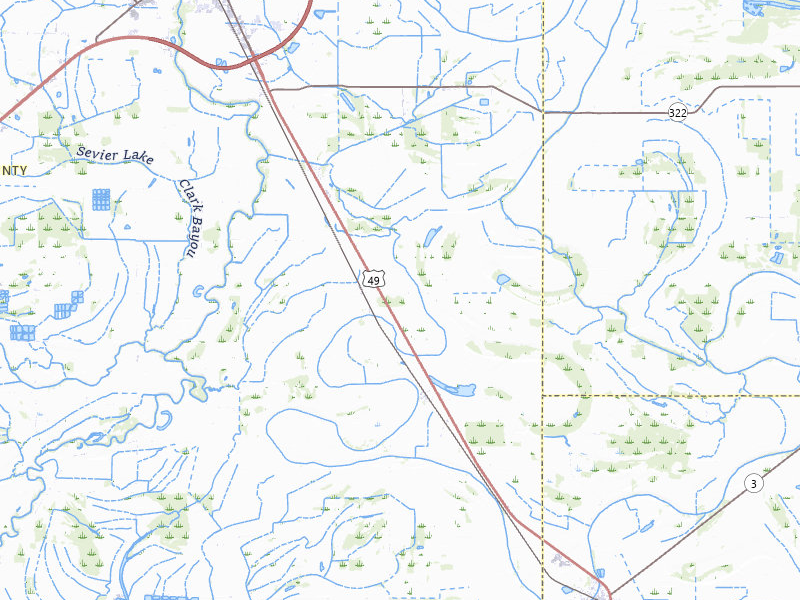 Radar-estimated hail-size map of the storm over Clarksdale, MS on Jun 19, 2026