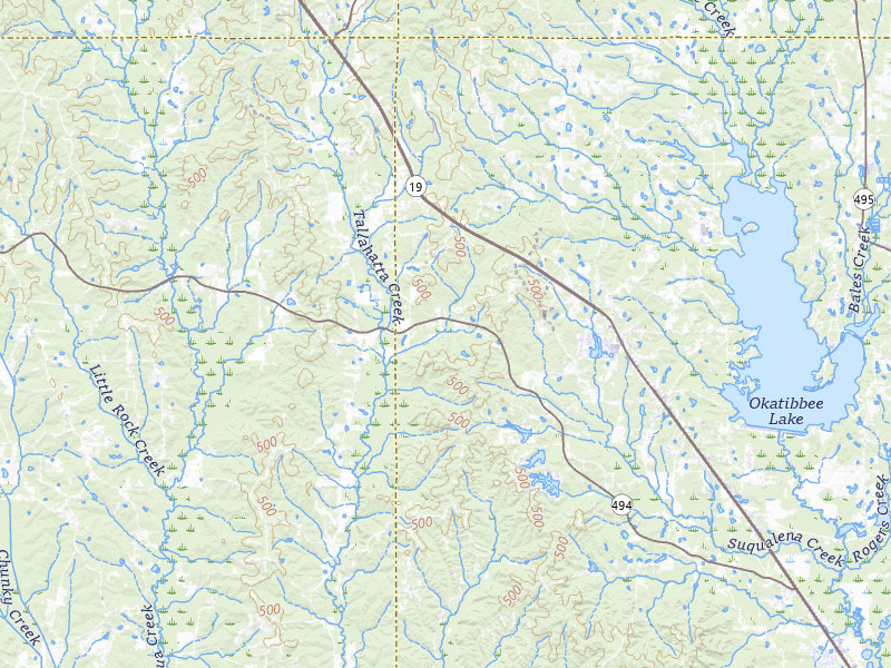 Radar-estimated hail-size map of the storm over Collinsville, MS on Jul 1, 2026