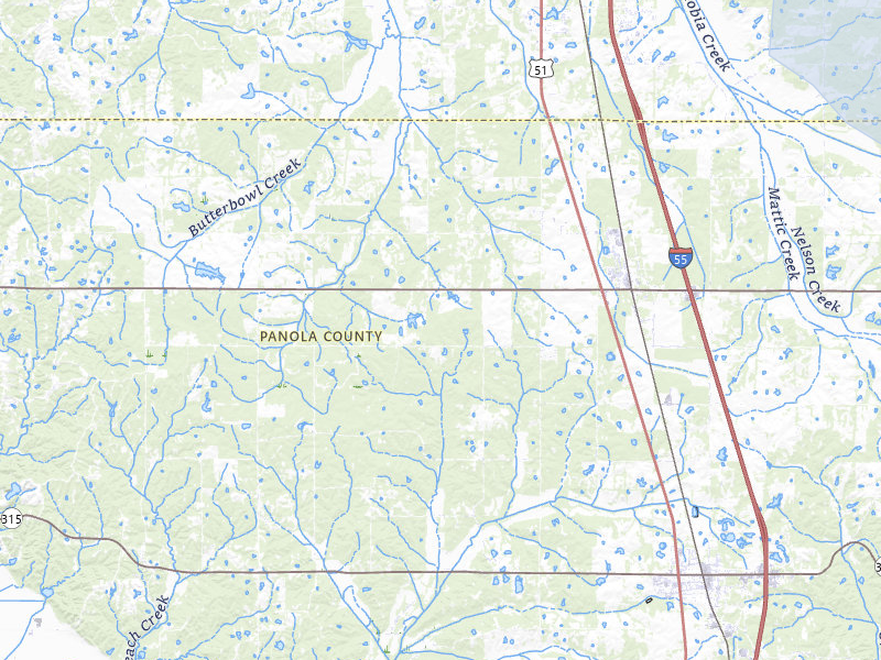 NEXRAD radar-signature map of the hail storm over Como, MS on Jul 1, 2026