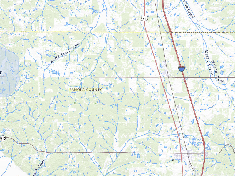 NEXRAD radar-signature map of the hail storm over Como, MS on Jul 11, 2026