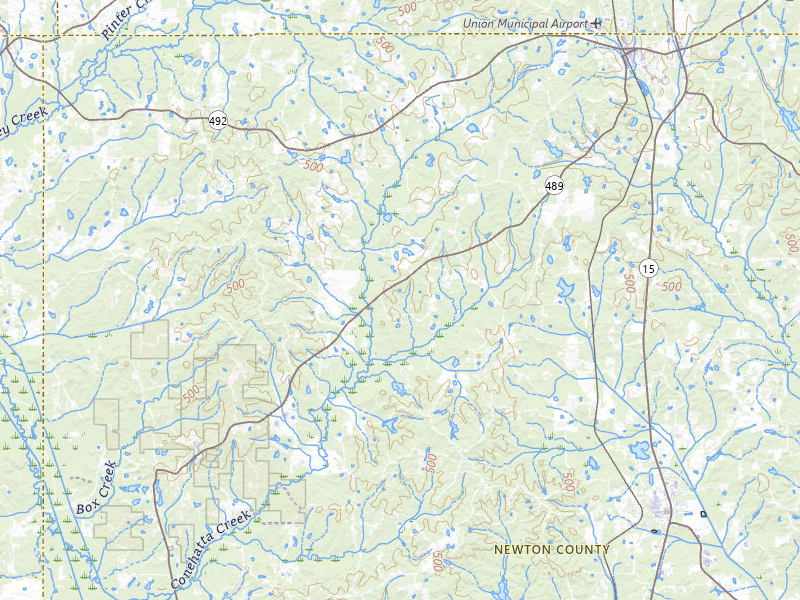 Radar-estimated hail-size map of the storm over Decatur, MS