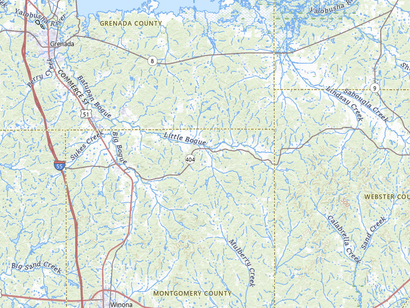 Radar-estimated hail-size map of the storm over Duck Hill, MS on Jul 13, 2026