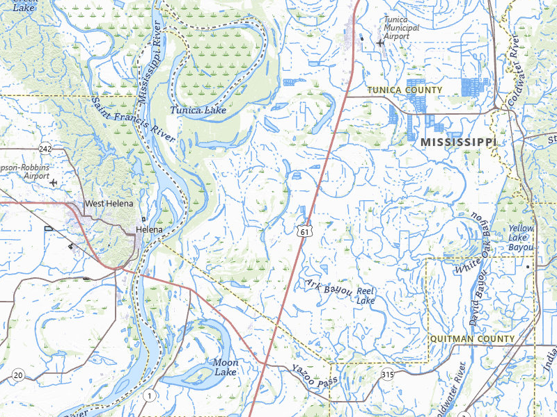 NEXRAD radar-signature map of the hail storm over Dundee, MS on Jul 4, 2026
