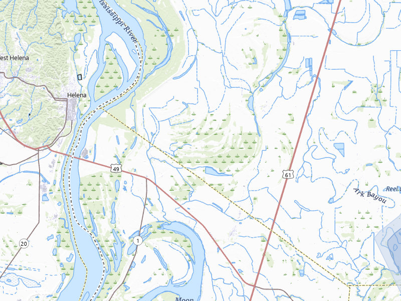 NEXRAD radar-signature map of the hail storm over Dundee, MS on Aug 20, 2026