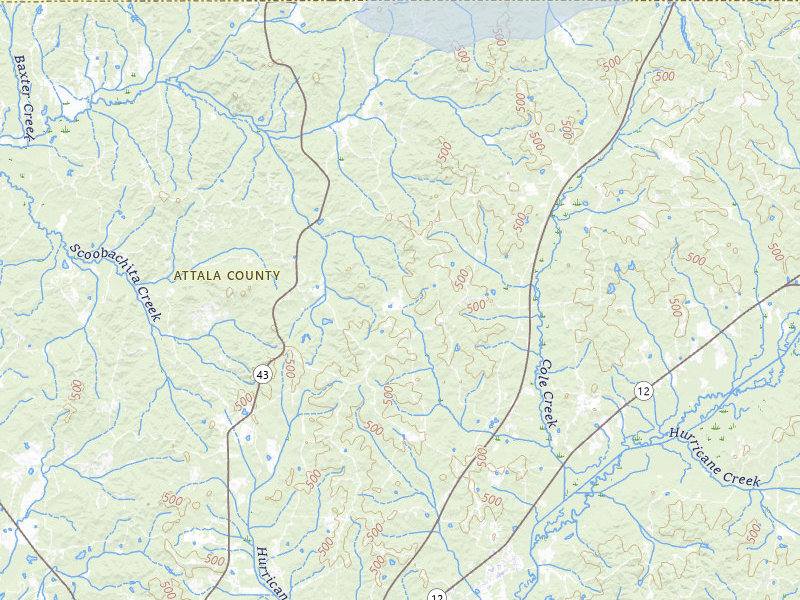 NEXRAD radar-signature map of the hail storm over Ethel, MS on May 29, 2026