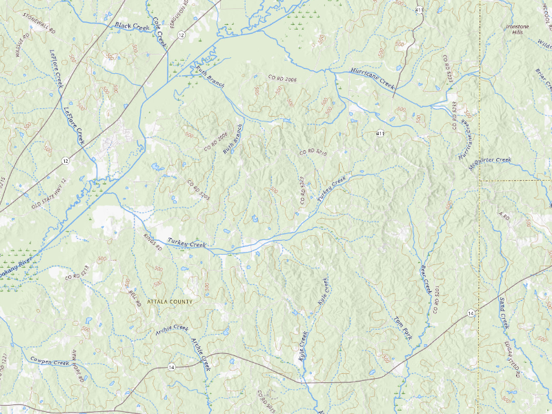NEXRAD radar-signature map of the hail storm over Ethel, MS on Aug 26, 2026
