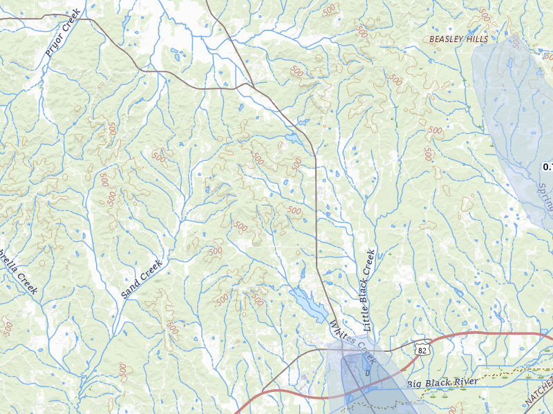 NEXRAD radar-signature map of the hail storm over Eupora, MS on Apr 1, 2026
