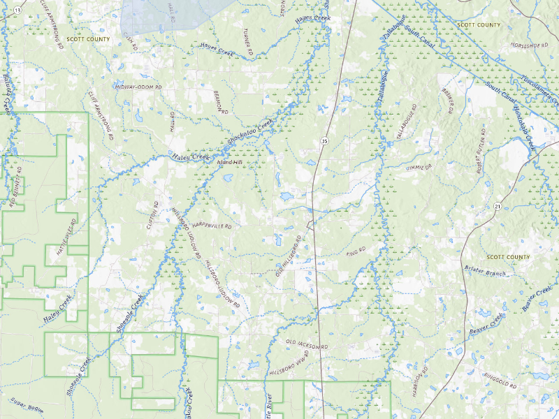 NEXRAD radar-signature map of the hail storm over Forest, MS on Sep 6, 2026