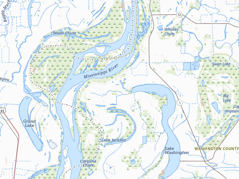 Radar-estimated hail-size map of the storm over Glen Allan, MS on Mar 7, 2026