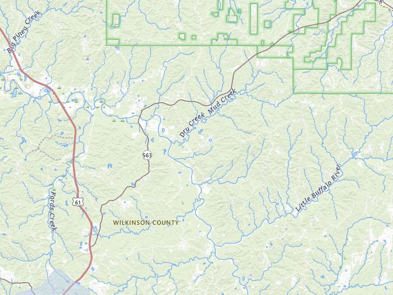 NEXRAD radar-signature map of the hail storm over Gloster, MS on Mar 7, 2026