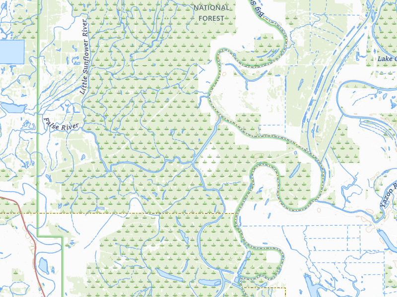 NEXRAD radar-signature map of the hail storm over Holly Bluff, MS on Apr 28, 2026