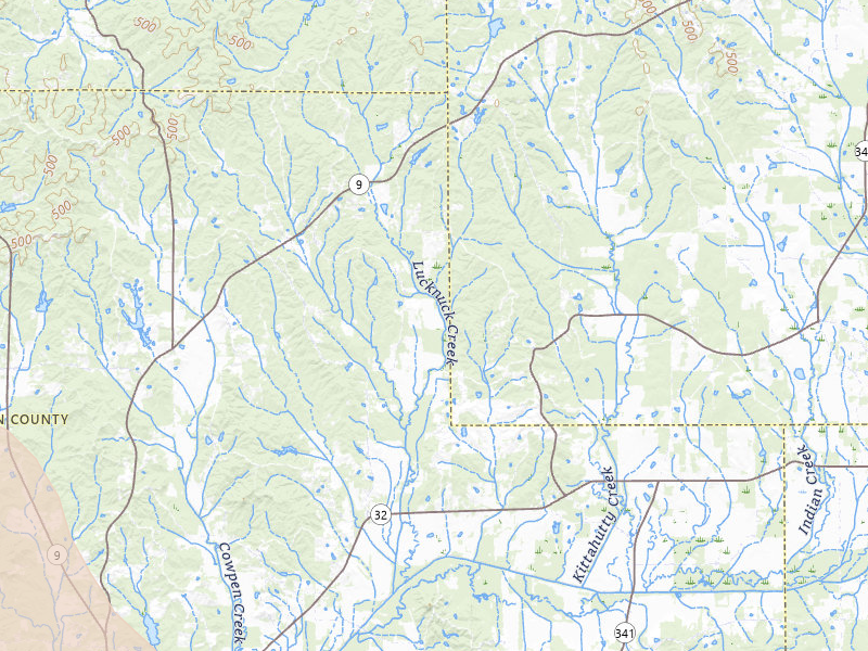 Radar-estimated hail-size map of the storm over Houlka, MS on Feb 26, 2026