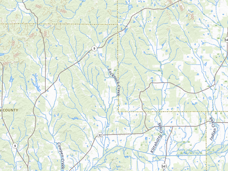 NEXRAD radar-signature map of the hail storm over Houlka, MS on Apr 28, 2026