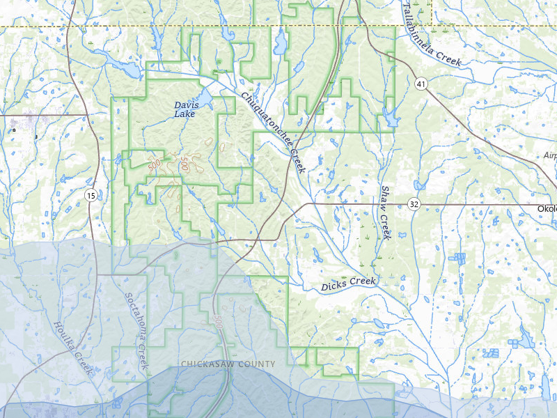 NEXRAD radar-signature map of the hail storm over Houston, MS on Apr 28, 2026