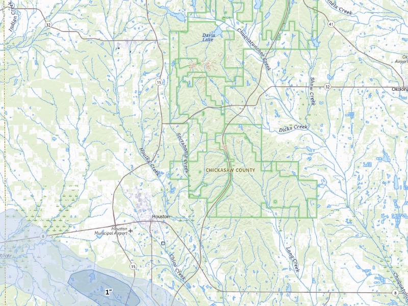 NEXRAD radar-signature map of the hail storm over Houston, MS on Sep 12, 2026